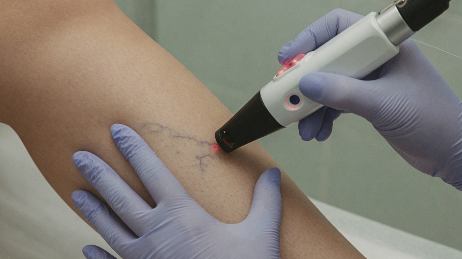 Laser Vein Therapy treatment at Laser Aesthetics in Burlington, Ontario